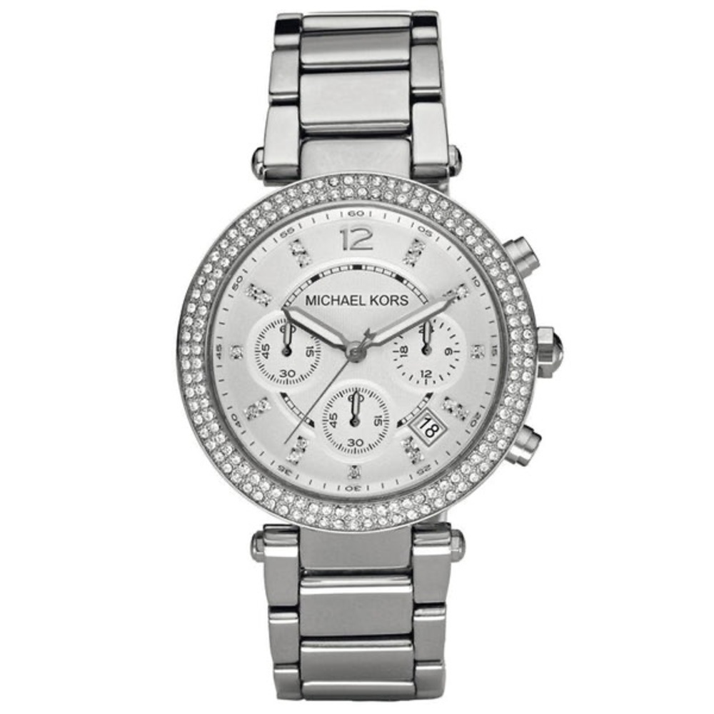 Michael Kors Silver Chronograph Women's Watch